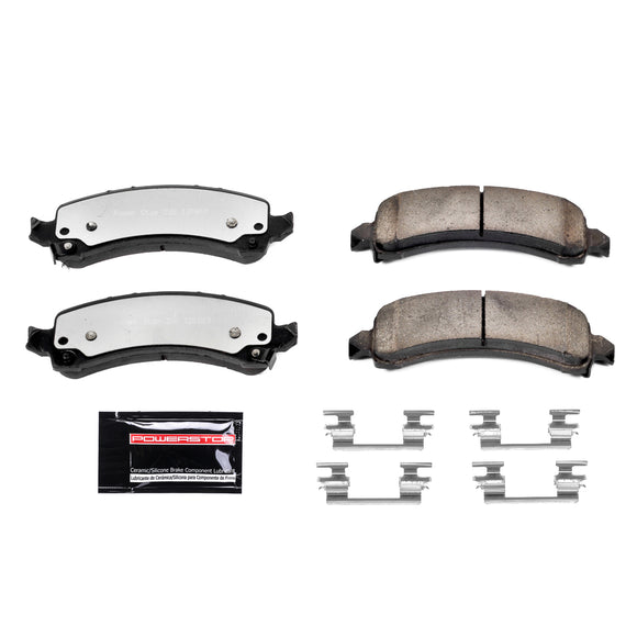 PowerStop Z36 Truck And Tow Carbon-Fiber Ceramic Brake Pads With Hardware