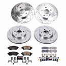 PowerStop Z23 Daily Driver Carbon-Fiber Ceramic Brake Pad and Drilled & Slotted