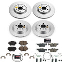 PowerStop Genuine Geomet Coated Rotor and Carbon-Fiber Ceramic Brake Pad Kit