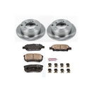 PowerStop OE Stock Replacement Low-Dust Ceramic Brake Pad and Rotor Kit