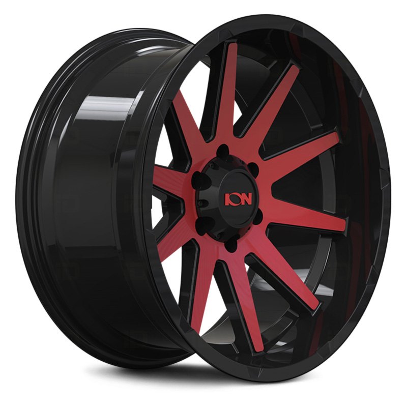 20X10 Ion Alloy 143 Black-Gloss Wheel/Rim 8x165.1 ET-19 143-2181BTR