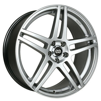 16x7 Enkei RSF5 Hyper Silver Wheel/Rim 5x100 5-100 16-7 ET38