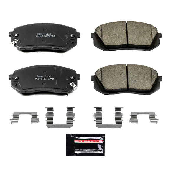 PowerStop Z23 Evolution Sport Carbon-Fiber Brake Pads With Hardware