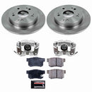 PowerStop OE Stock Replacement Low-Dust Ceramic Brake Pad, Rotor and Caliper Kit