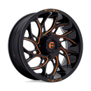 18X7 Fuel UTV D780 Runner UTV G-BLK-MILL-OR 4X156 ET13 wheel/rim