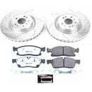 PowerStop Z36 Carbon-Fiber Ceramic Brake Pad with Drilled and Slotted Rotor Kit