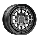 17X8 KMC KM719 CANYON Satin Black With Gray Tint 6X139.7 ET35 wheel/rim-1