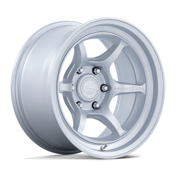 17X8.5 Black Rhino Shogun Hyper Silver 6X139.7 6X5.5 ET-10 Wheel Rim