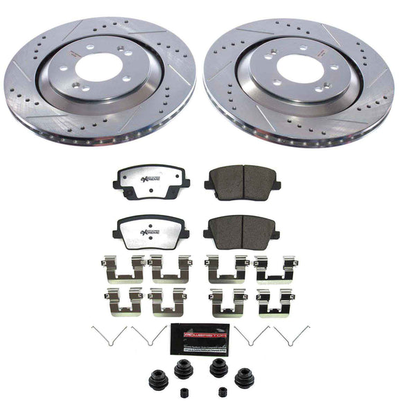 PowerStop Z26 Street Performance Ceramic Brake Pad and Drilled & Slotted Rotor K