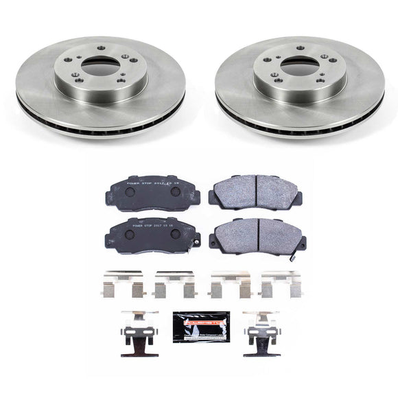PowerStop Track Day Spec High-Performance Brake Pad and Rotor Kit