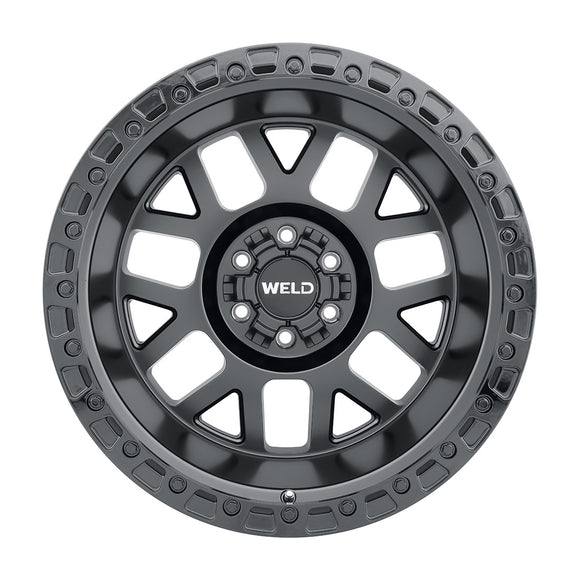 17x9 WELD Off-Road Cinch Black 6x135 6x139.7 6x5.5 ET0 Wheel Rim