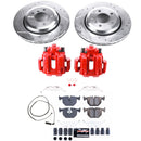 PowerStop Z23 Daily Driver Carbon-Fiber Ceramic Pads Drilled & Slotted Rotor & C
