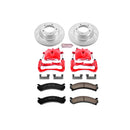 PowerStop Z23 Daily Driver Carbon-Fiber Ceramic Pads Drilled & Slotted Rotor & C