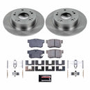 PowerStop OE Stock Replacement Low-Dust Ceramic Brake Pad and Rotor Kit