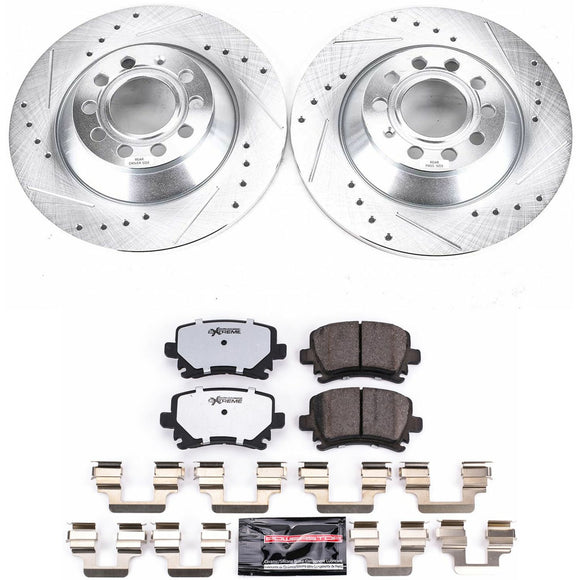 PowerStop Z26 Street Performance Ceramic Brake Pad and Drilled & Slotted Rotor K