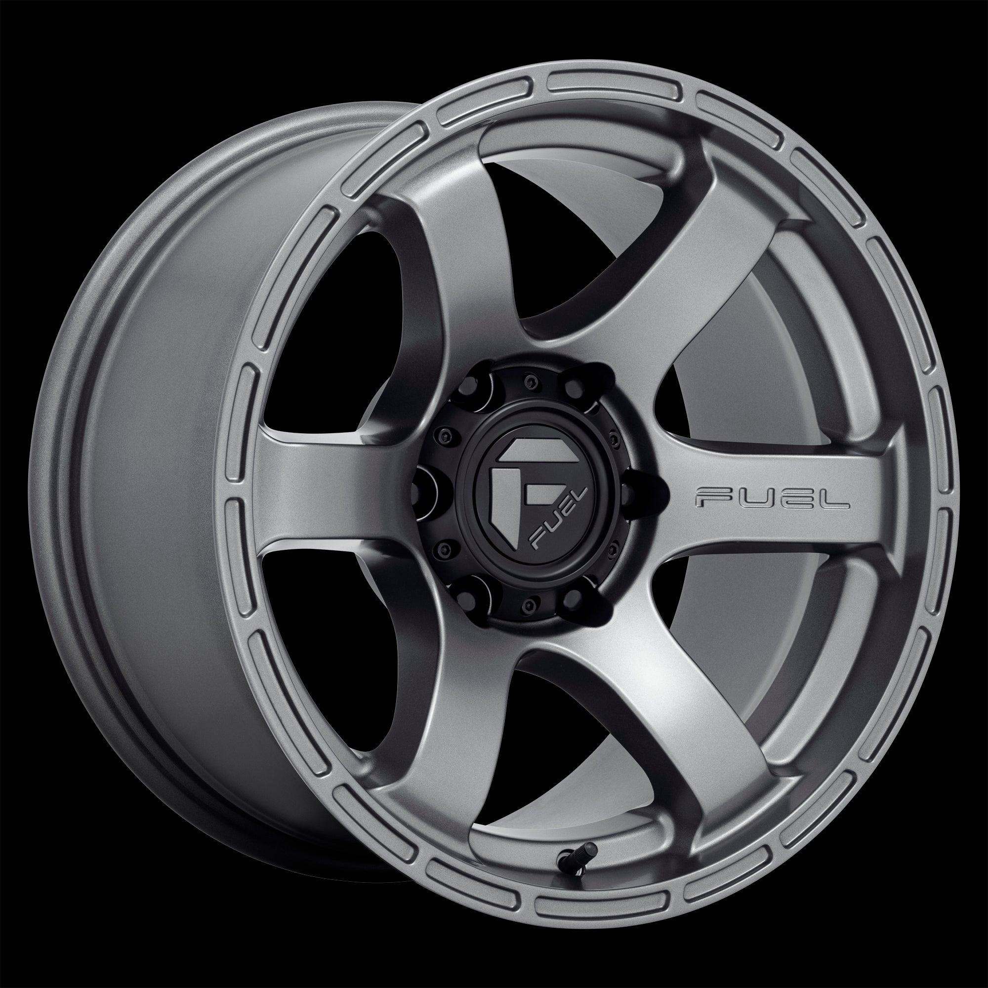 18X9 Fuel D767 RUSH Matte Gun Metal 6X135 ET20 wheel/rim - 0