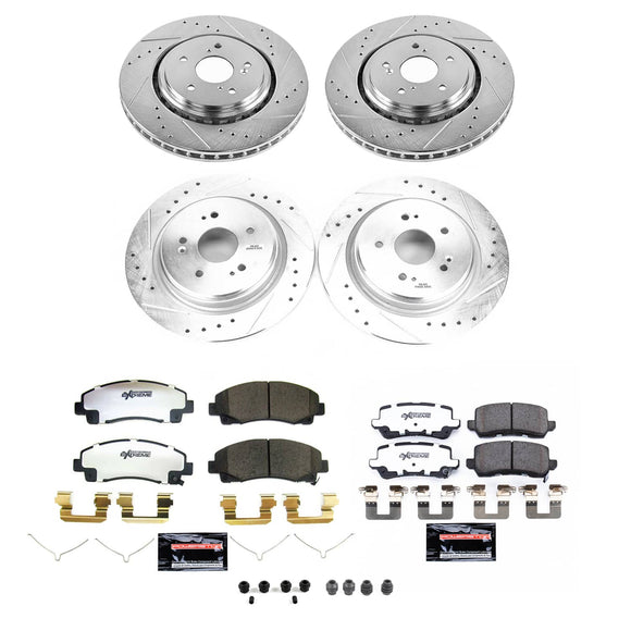 PowerStop Z26 Street Performance Ceramic Brake Pad and Drilled & Slotted Rotor K