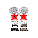 PowerStop Z23 Daily Driver Carbon-Fiber Ceramic Pads Drilled & Slotted Rotor & C