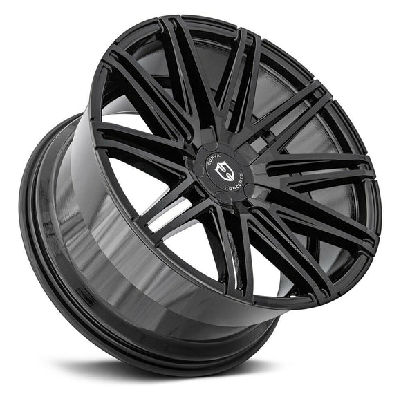22x9 Curva C48 Gloss Black 5x112 ET35 wheel/rim