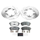 PowerStop Z36 Carbon-Fiber Ceramic Brake Pad with Drilled and Slotted Rotor Kit