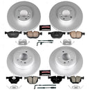 PowerStop Genuine Geomet Coated Rotor and Carbon-Fiber Ceramic Brake Pad Kit