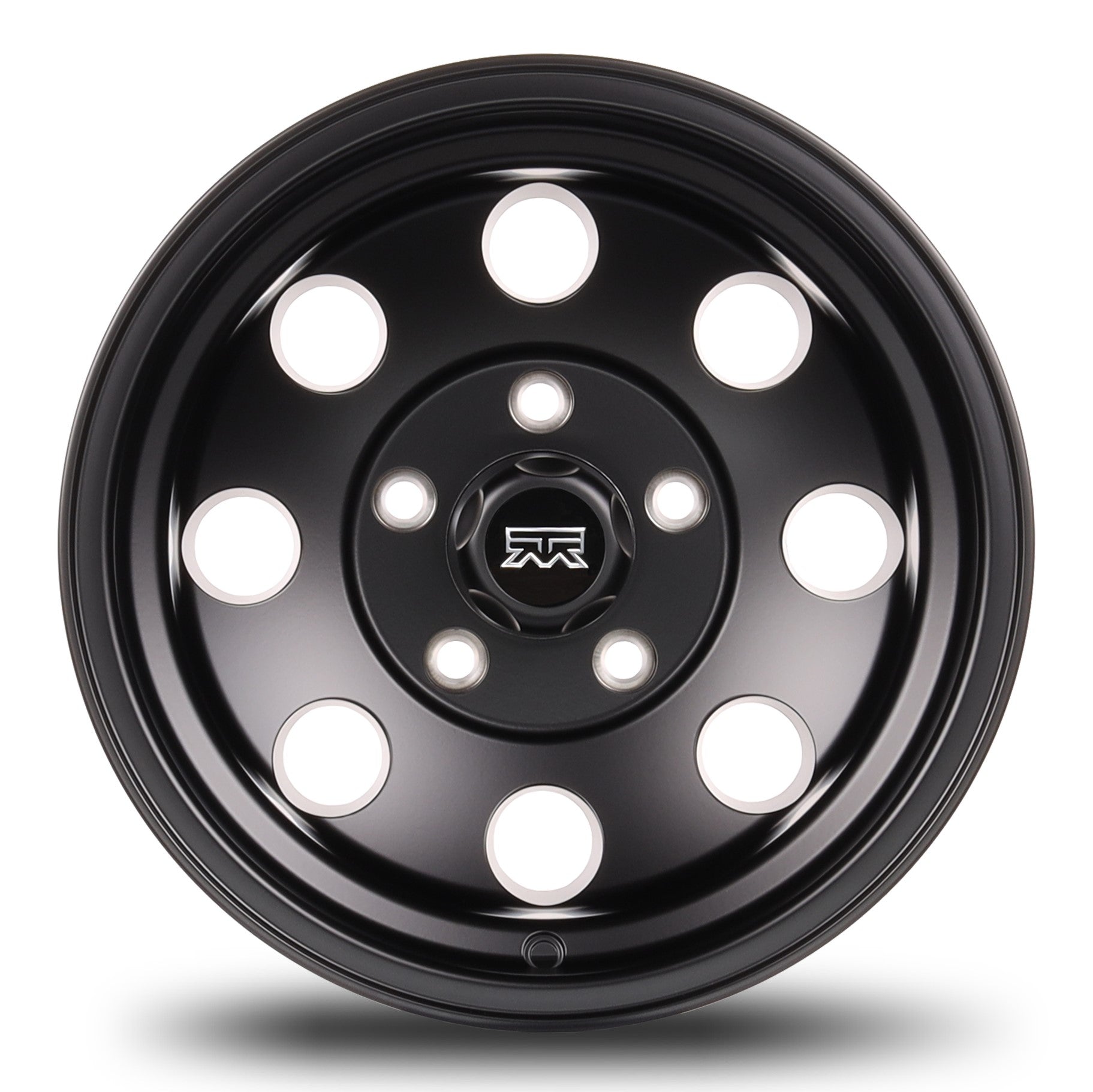 15x8 Mudder Trucker MT614 Deisel Satin Black 5x127 5x5 ET-19 Wheel Rim - 0