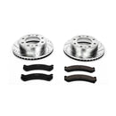 PowerStop Z23 Daily Driver Carbon-Fiber Ceramic Brake Pad and Drilled & Slotted