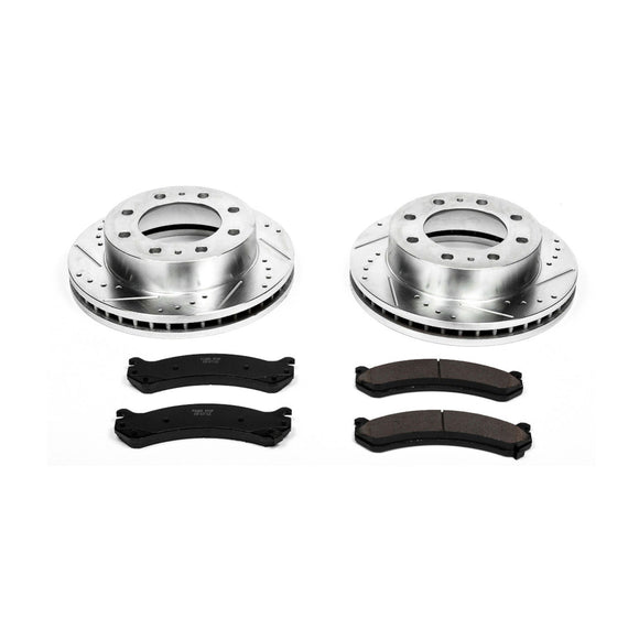 PowerStop Z23 Daily Driver Carbon-Fiber Ceramic Brake Pad and Drilled & Slotted