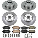 PowerStop OE Stock Replacement Low-Dust Ceramic Brake Pad and Rotor Kit