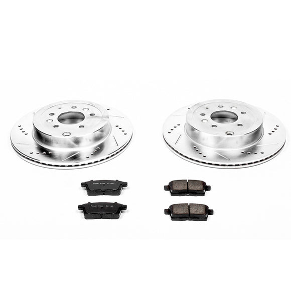 PowerStop Z23 Daily Driver Carbon-Fiber Ceramic Brake Pad and Drilled & Slotted