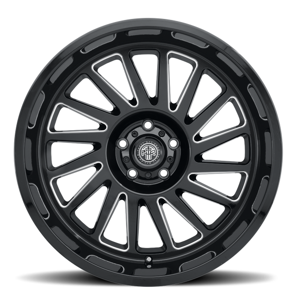 20x10 Thret Offroad Omega-902 Gloss Black/Milled Wheel 6x139.7 ET-21 CB106.1