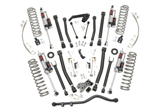 Rough Country 6 Inch Lift Kit w/ M1R Shocks for Jeep Wrangler Unlimited 2WD 4WD 07-18