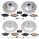 PowerStop Genuine Geomet Coated Rotor and Carbon-Fiber Ceramic Brake Pad Kit