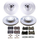 PowerStop Genuine Geomet Coated Rotor and Low-Dust Ceramic Brake Pad Kit