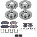 PowerStop OE Stock Replacement Low-Dust Ceramic Brake Pad and Rotor Kit