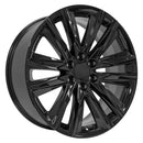 22" Replica CA91 fits Cadillac Escalade 22x9 Gloss Black