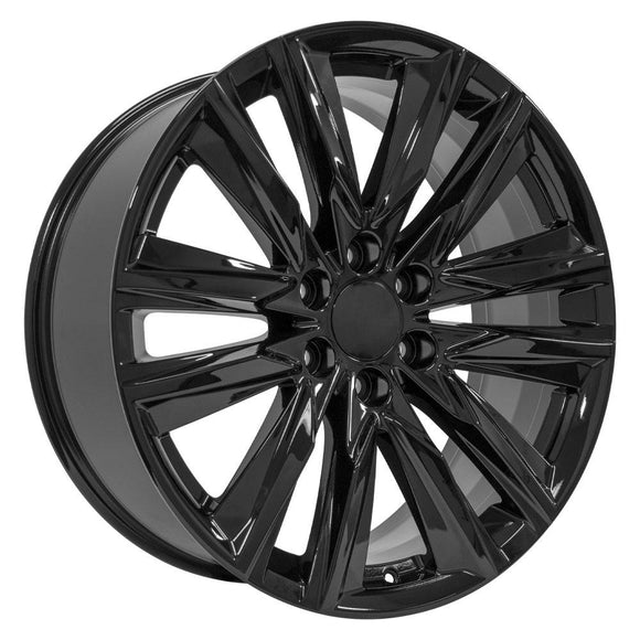 22" Replica CA91 fits Cadillac Escalade 22x9 Gloss Black