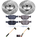 PowerStop OE Stock Replacement Low-Dust Ceramic Brake Pad and Rotor Kit