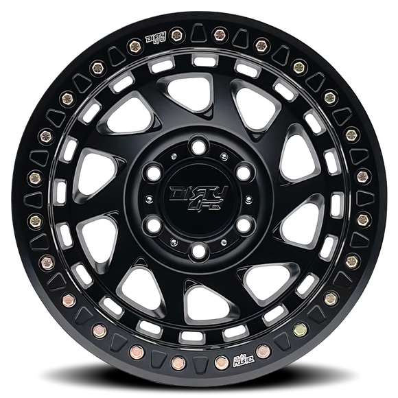 17x9 Dirty Life Enigma Race Matte Black 8x170 ET-12 CB125.2 Wheel Rim