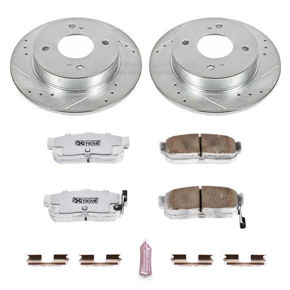 PowerStop Z26 Street Performance Ceramic Brake Pad and Drilled & Slotted Rotor K