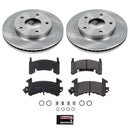 PowerStop OE Stock Replacement Low-Dust Ceramic Brake Pad and Rotor Kit