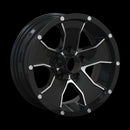 14x6 Trailer Style 14 Black-Machined Wheel/Rim 5x114.3 14-4665B