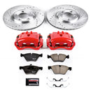PowerStop Z23 Daily Driver Carbon-Fiber Ceramic Pads Drilled & Slotted Rotor & C