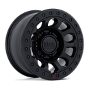 17x9 KMC KM241 E25 Beadlock Blackout 8x165.1 ET-38 CB125.1 Wheel Rim