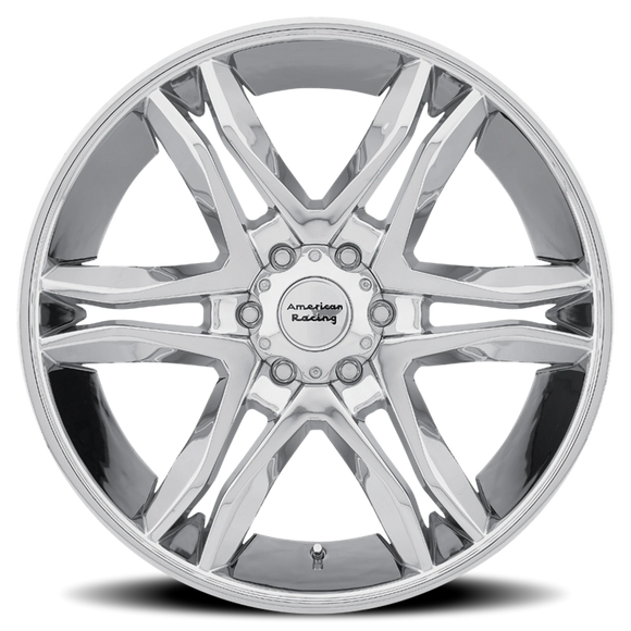 17x8 American Racing Mainline Chrome Wheel/Rim 6x139.7 17-8 6-139.7 ET0