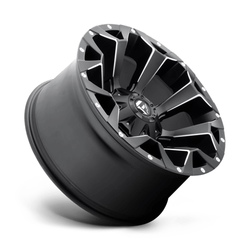 17x9 Fuel Off-Road D546 Assault Matte Black Milled 5x139.7 ET1 CB110.1 Wheel Rim