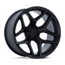 17x9 Fuel Off-Road Flux Blackout 5x127 ET1 CB71.5 Wheel Rim