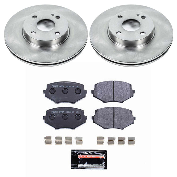 PowerStop Track Day Spec High-Performance Brake Pad and Rotor Kit