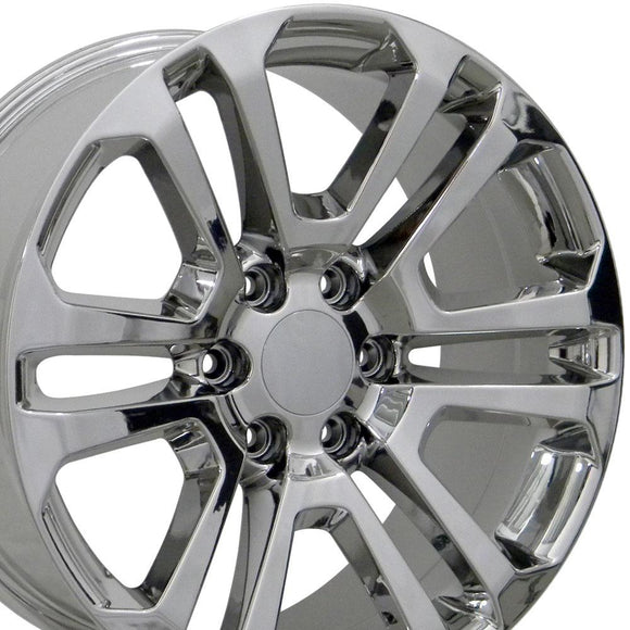 20" Replica Wheel CV99 Fits GMC Sierra Rim 20x9 Chrome Wheel