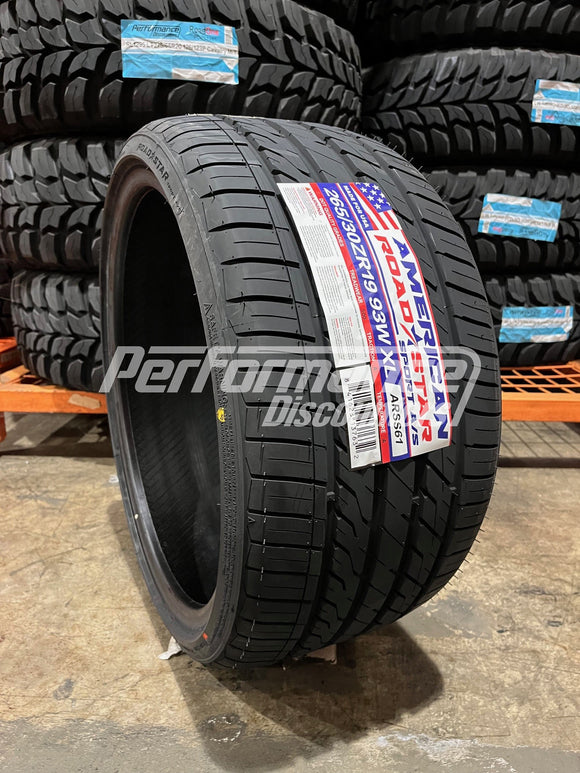 265/30ZR19 American Roadstar Sport A/S 93W BSW SL 265 30 19 2653019